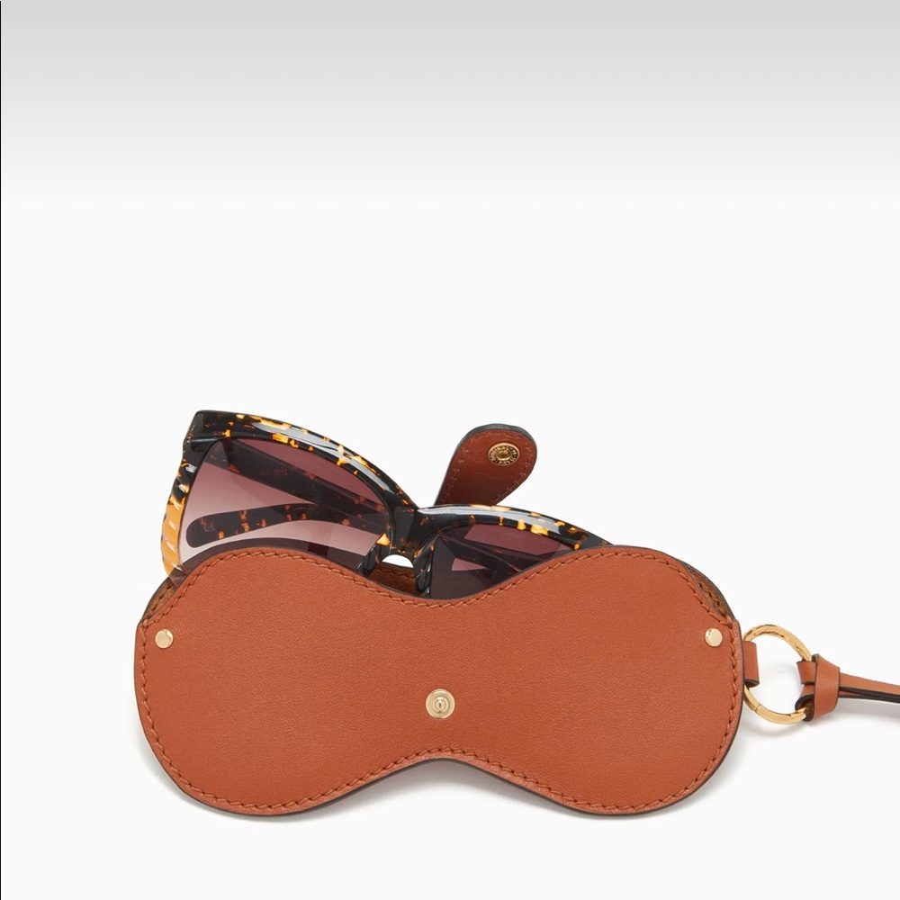 Ulla Johnson Alvie Sunglasses Case in Sierra